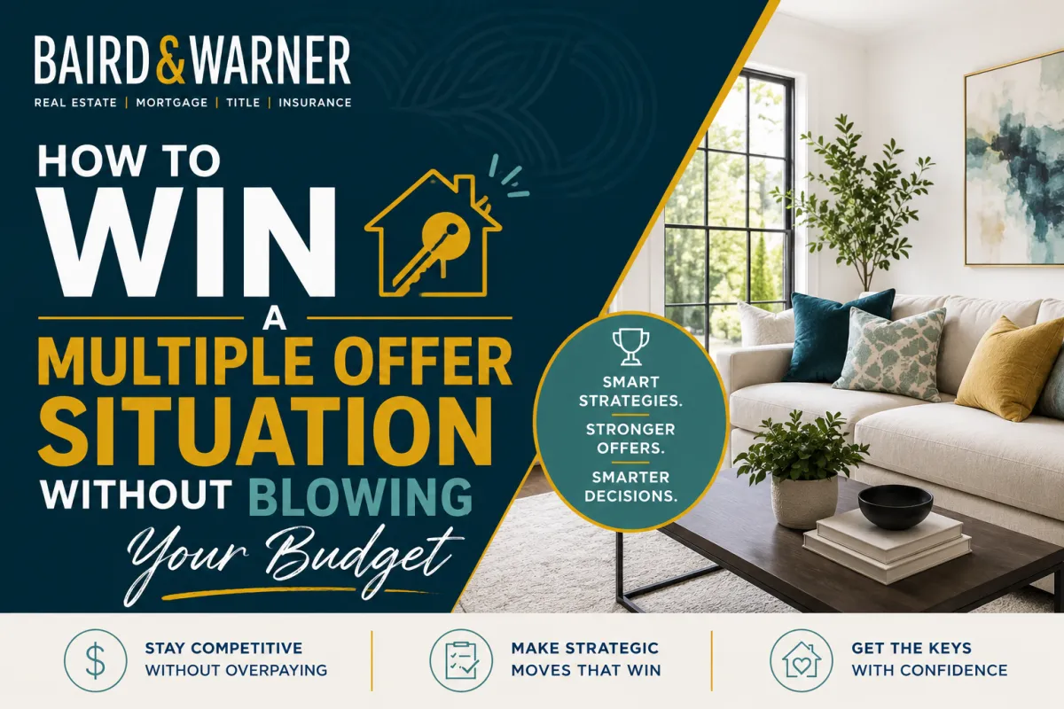 Multiple offer strategy western suburbs Chicago homebuyers Team Elite Realtors Baird and Warner