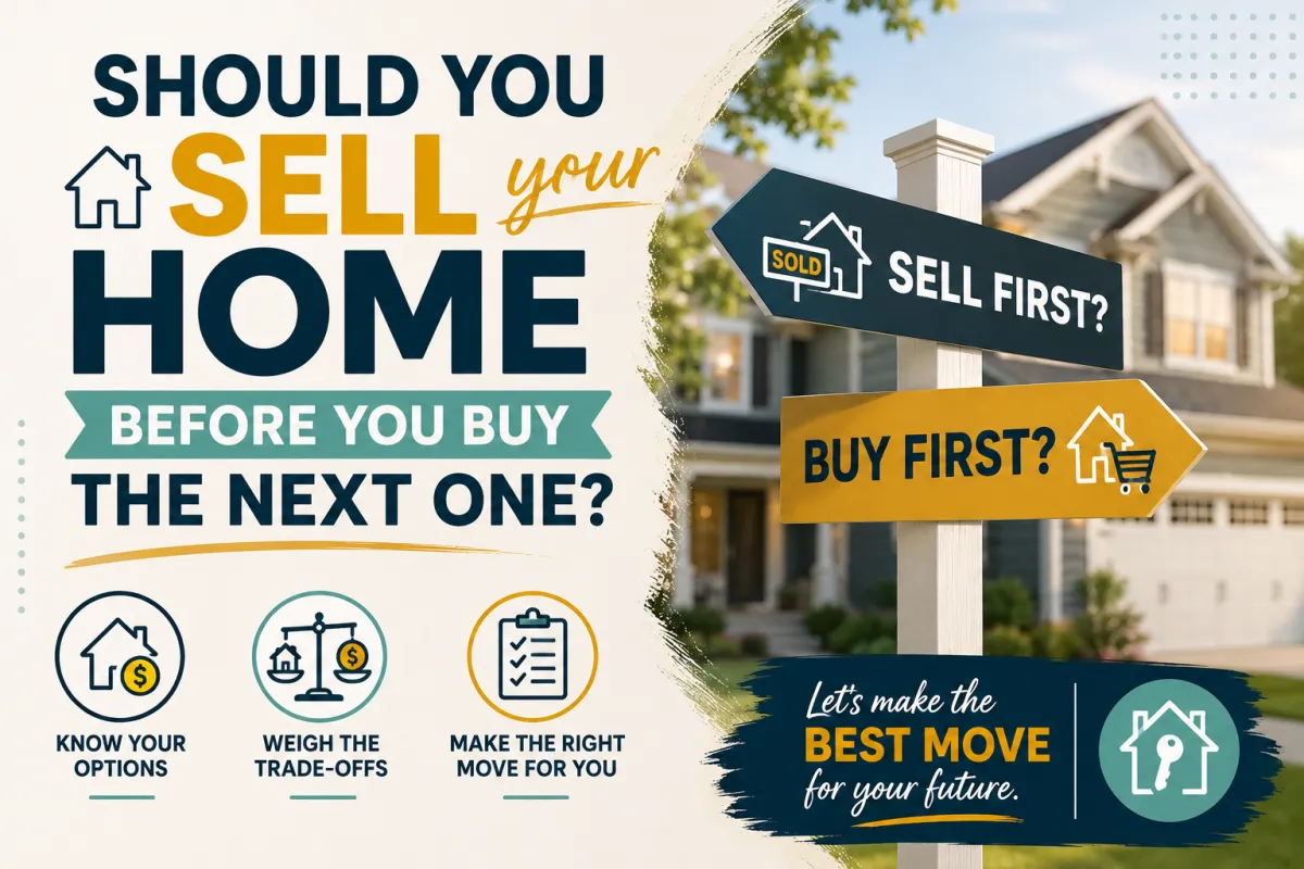 Should You Sell Your Home Before You Buy the Next One?