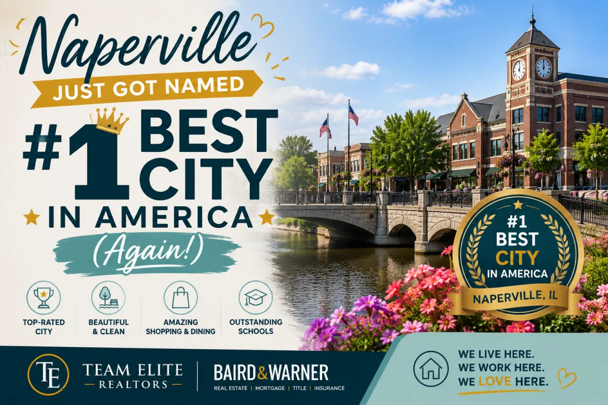 Naperville Just Got Named #1 Best City in America (Again), Here's What That Means for You