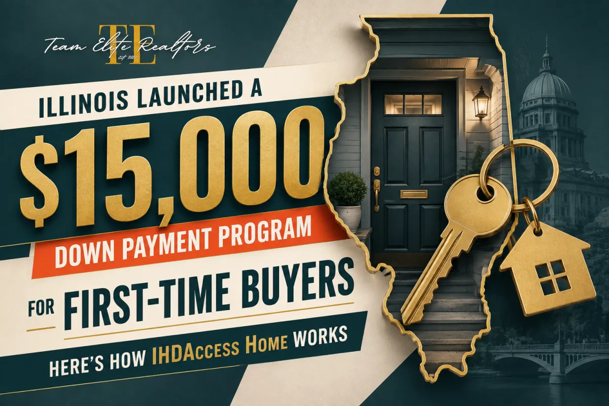 Illinois Launched a $15,000 Down Payment Program for First-Time Buyers, Here's How IHDAccess Home Works