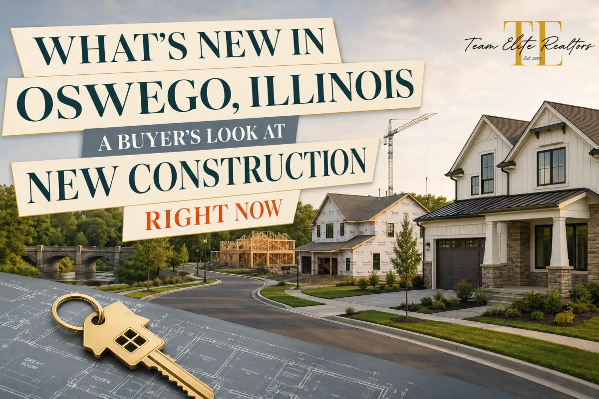 What's New in Oswego, Illinois: A Buyer's Look at New Construction Right Now