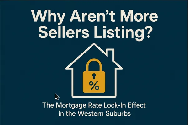 Mortgage rate lock-in effect western suburbs Chicago Illinois sellers