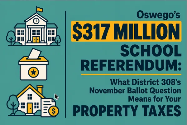Oswego Illinois District 308 referendum property tax guide