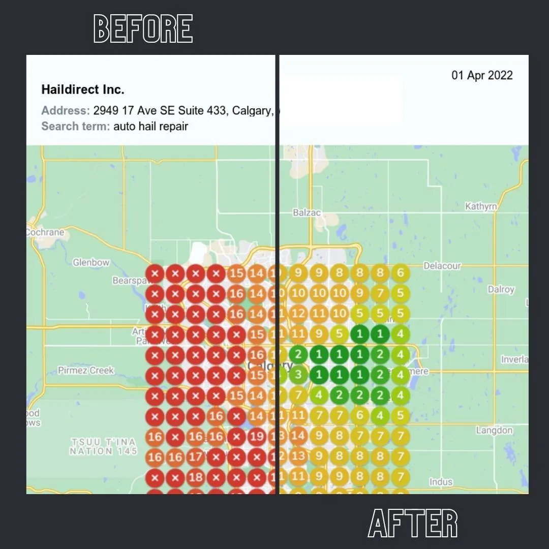 Results - auto hail repair