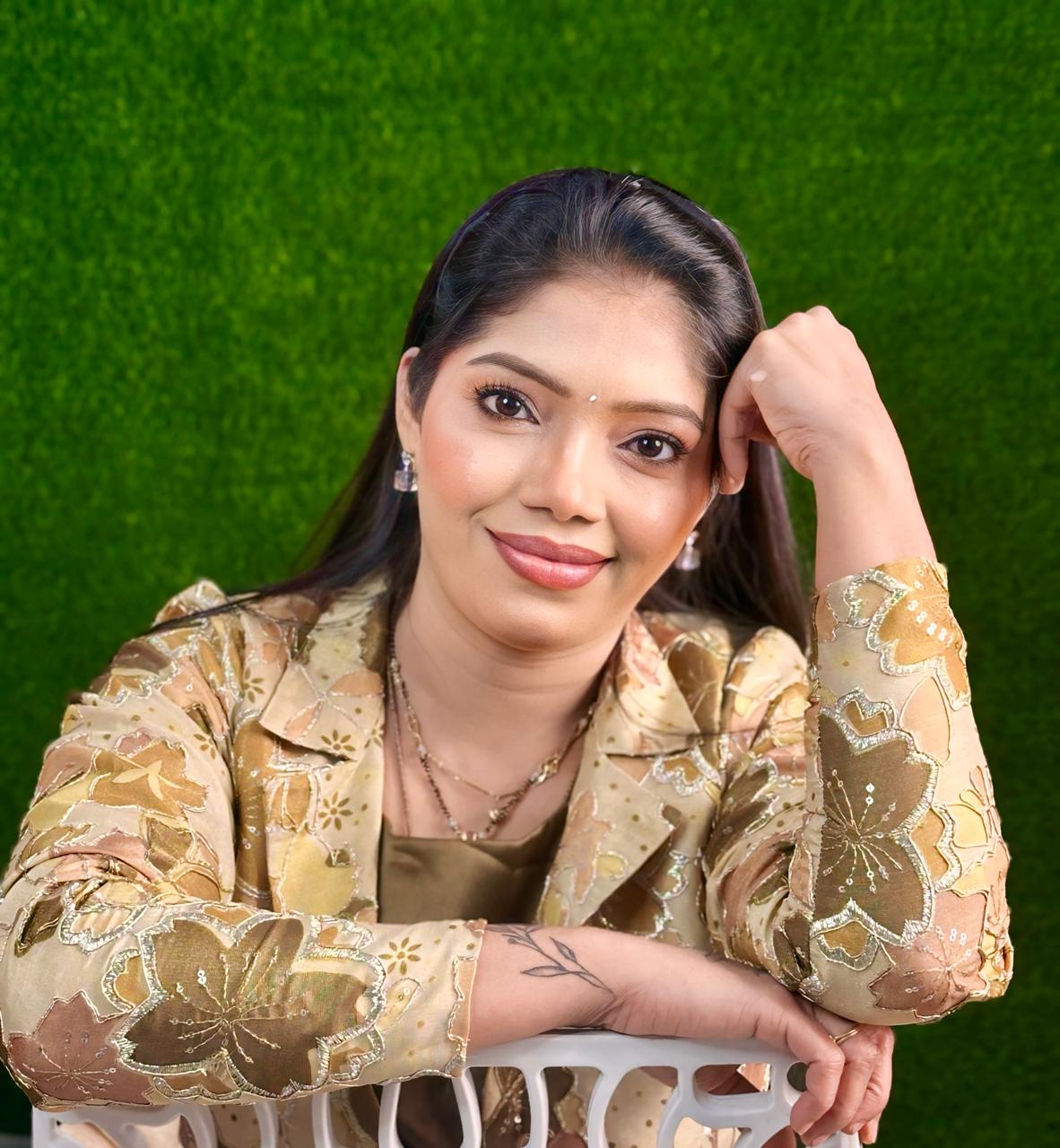 Professional portrait of Indian woman
