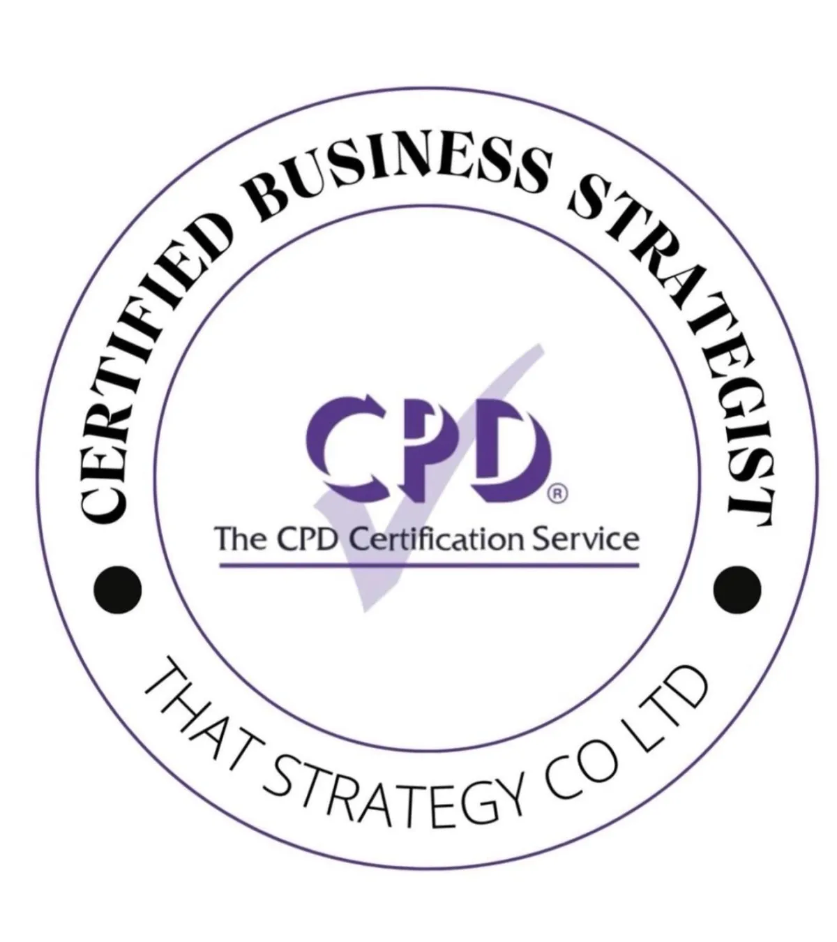 CPD certification service business strategist logo