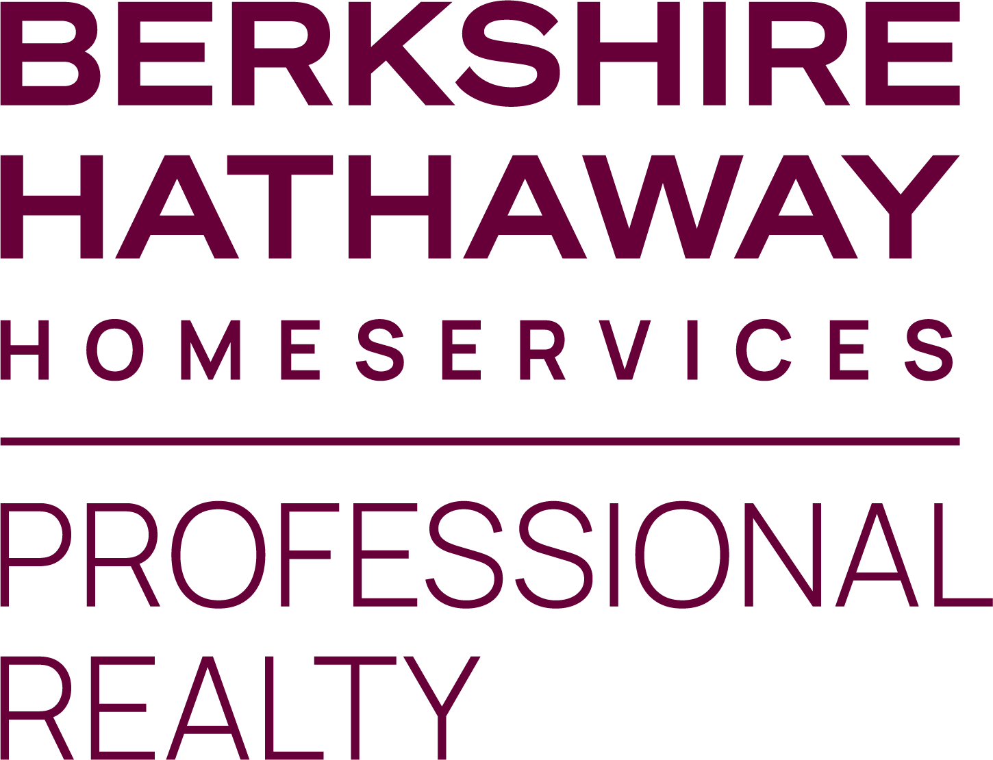 Berkshire Hathaway HomeServices Professional Realty logo, featured as a corporate sponsor for Top Gun Ohio gymnastics and cheerleading training center.