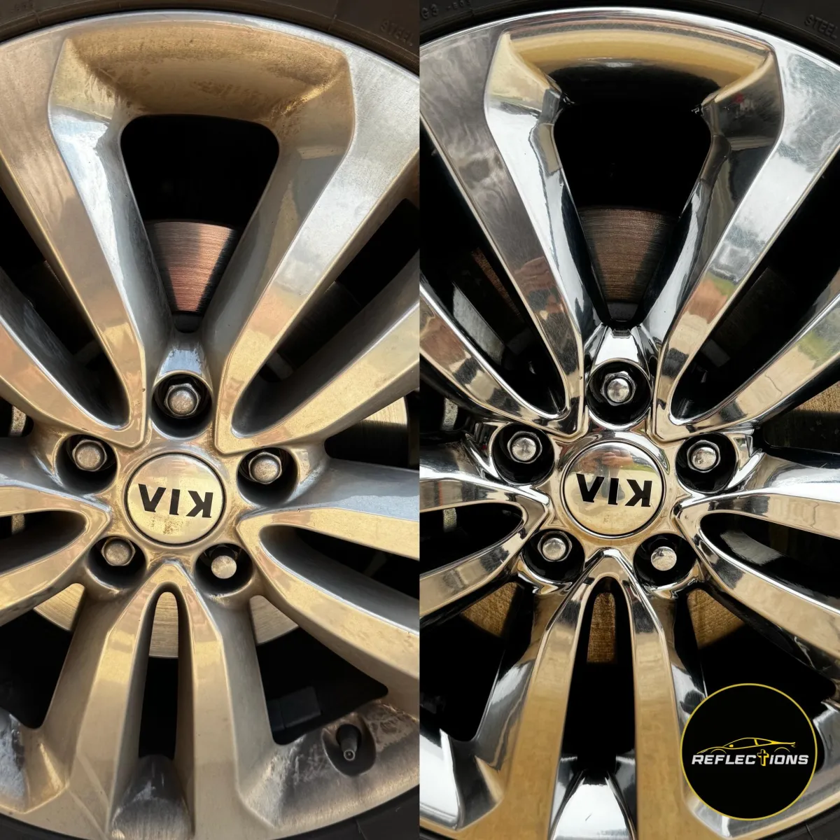 Brake Dust Before and After