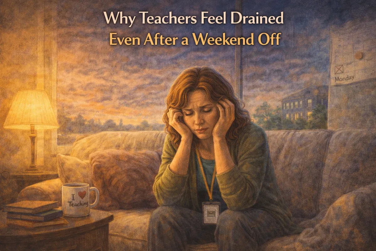 Teacher drained after still weekend