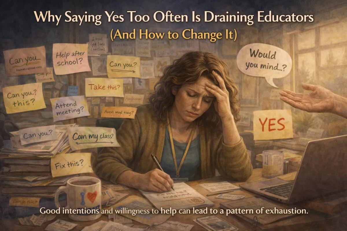 Why Saying Yes Too Often Is Draining Educators (And How to Change It)