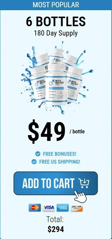 men balance pro six bottle price