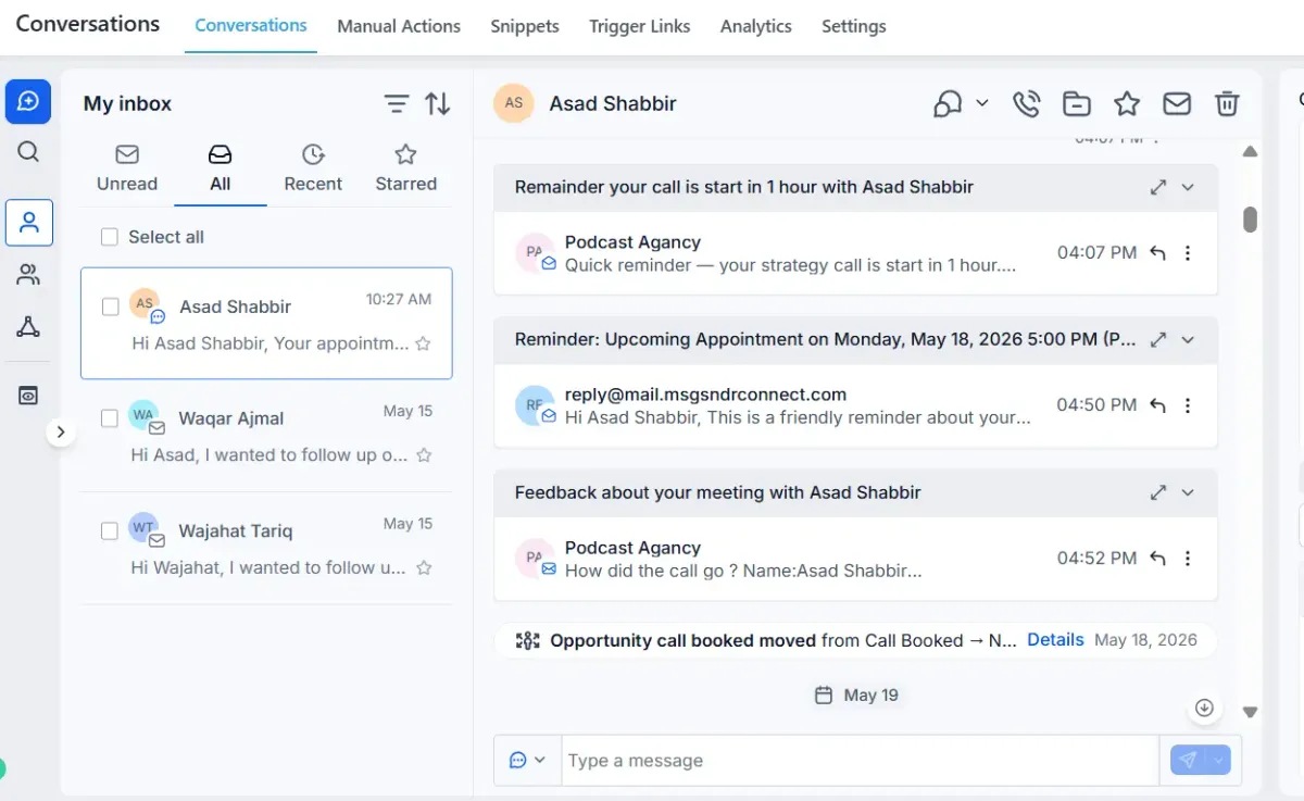 Podcast Guest Funnel interface preview