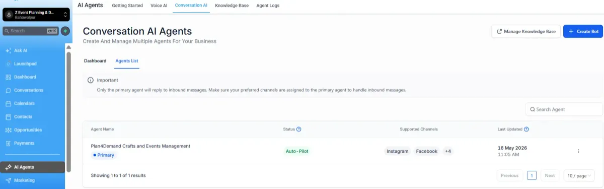 Lead Generation Funnel interface preview