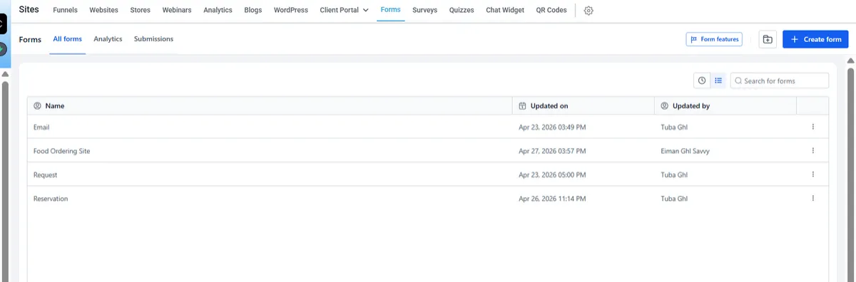 Podcast Guest Funnel interface preview