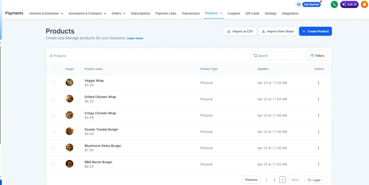 Lead Generation Funnel interface preview