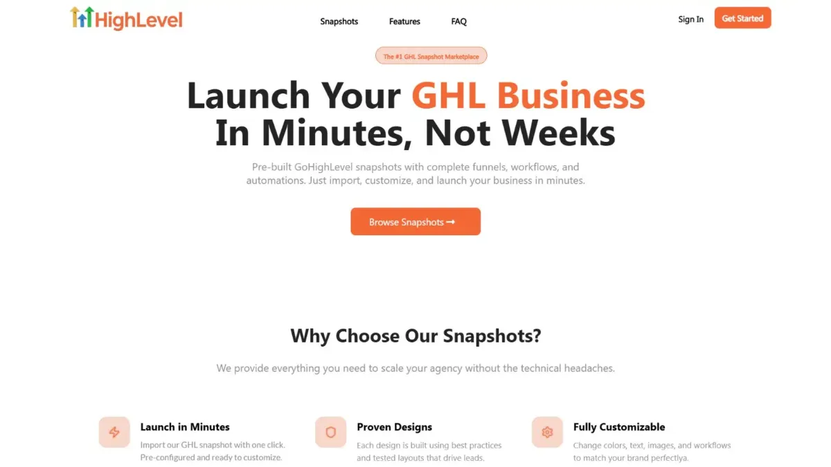 Lead Generation Funnel interface preview