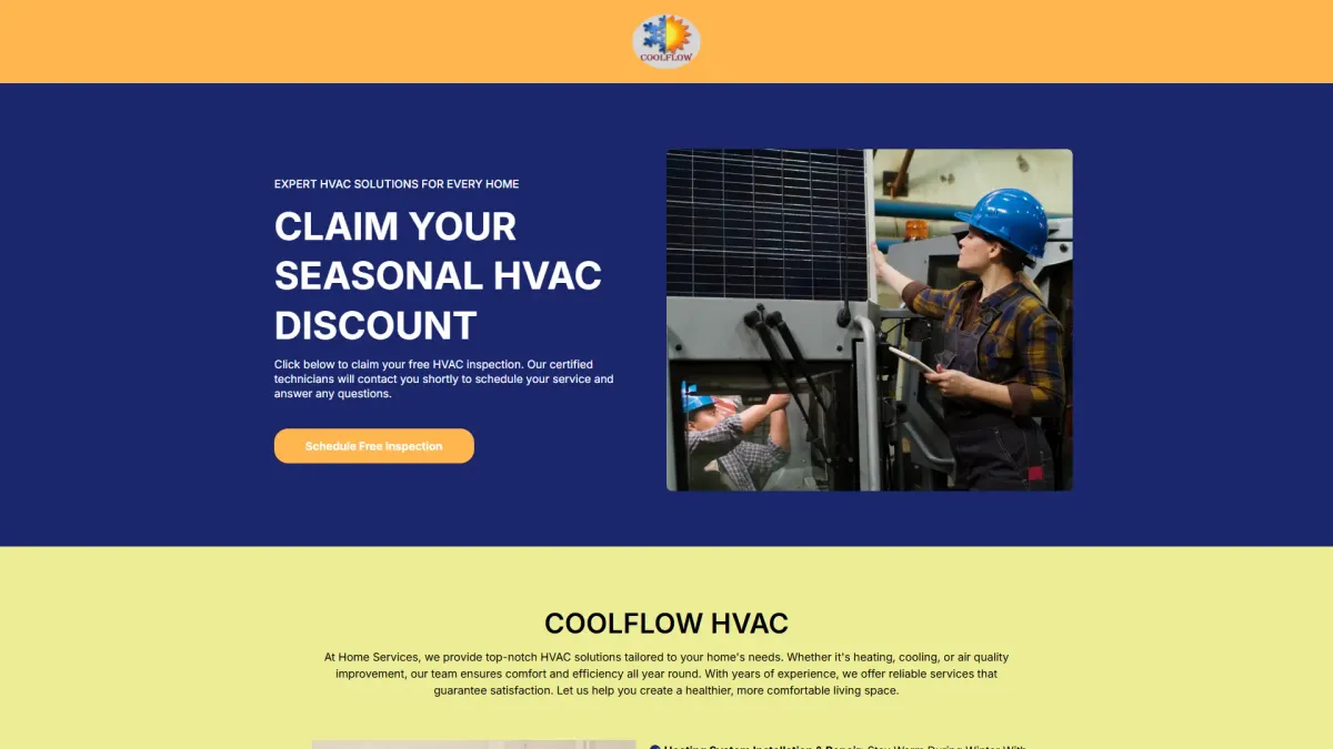 Lead Generation Funnel interface preview
