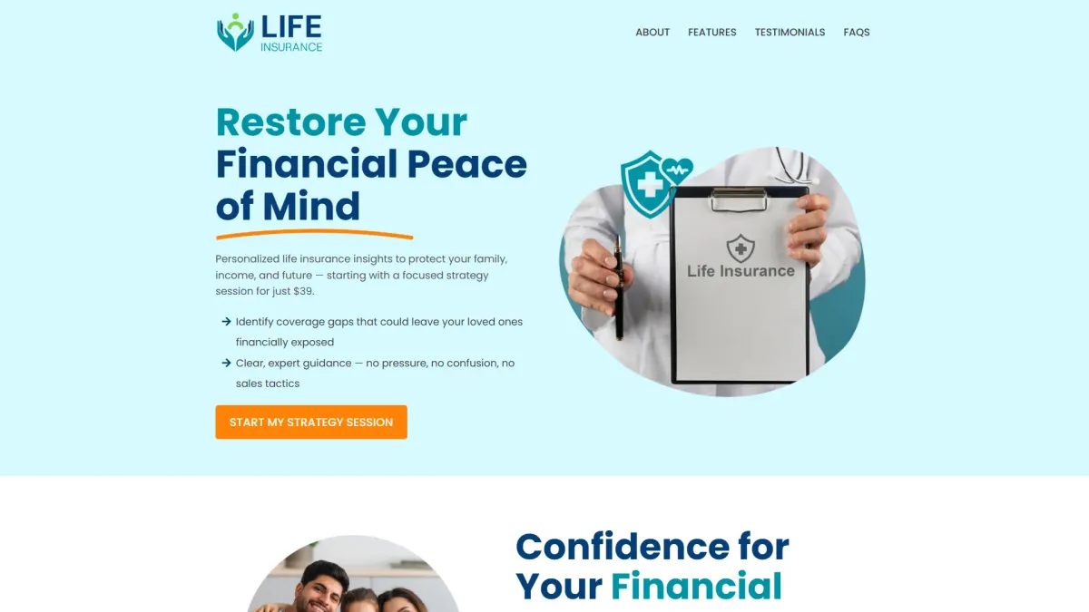 Lead Generation Funnel interface preview