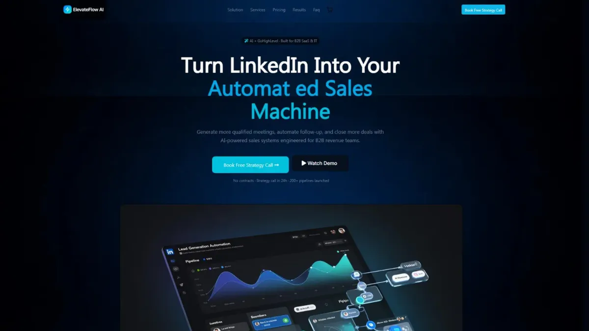 Lead Generation Funnel interface preview