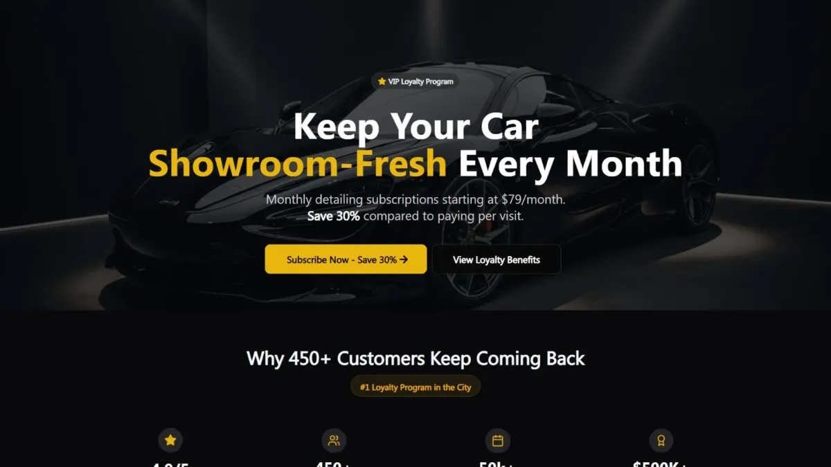 Lead Generation Funnel interface preview
