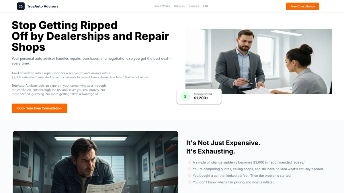 Lead Generation Funnel interface preview
