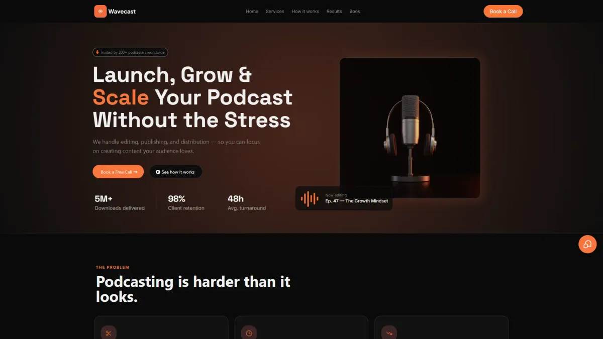Podcast Guest Funnel interface preview