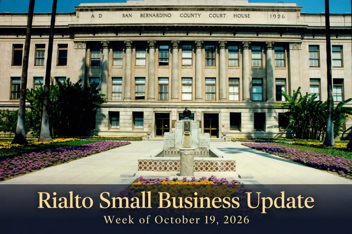 Small Business Update: Week of October 19, 2026