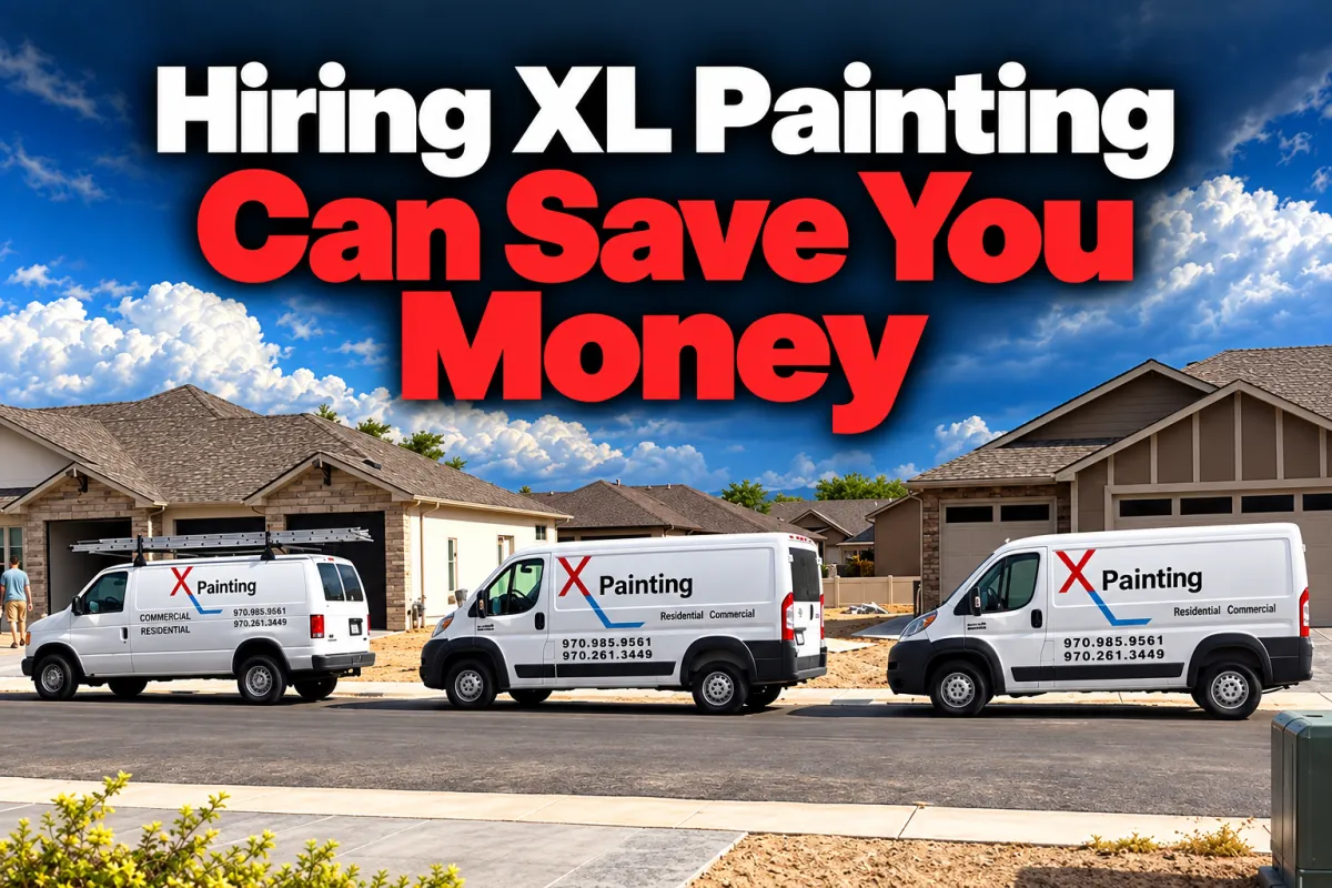 Hiring XL Painting can save you money