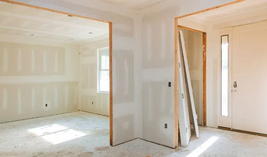 Smooth drywall finishing and taping process