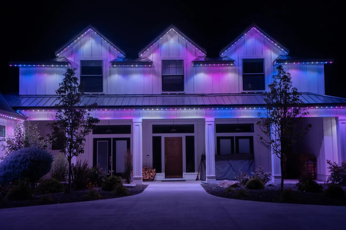 Whole-home exterior lighting transformation