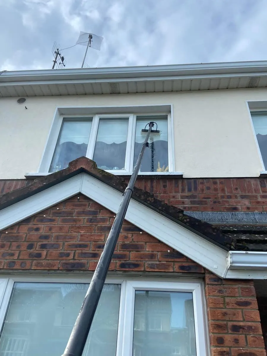 Exterior window cleaning by DJ Touch of Class in Balbriggan