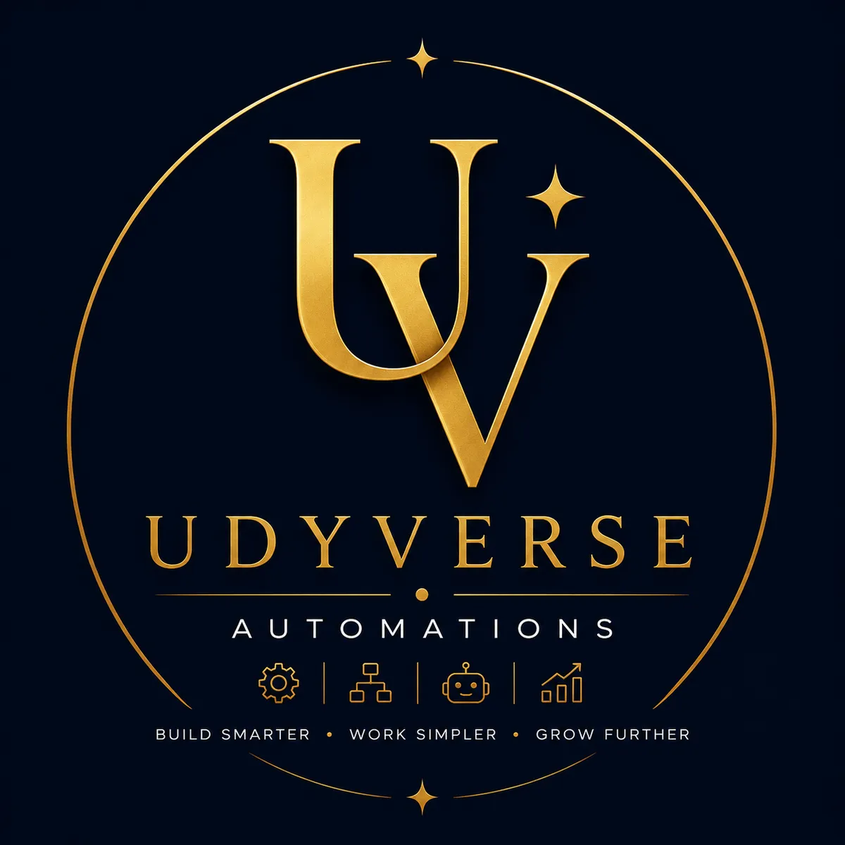 UDYVERSE AUTOMATES Logo