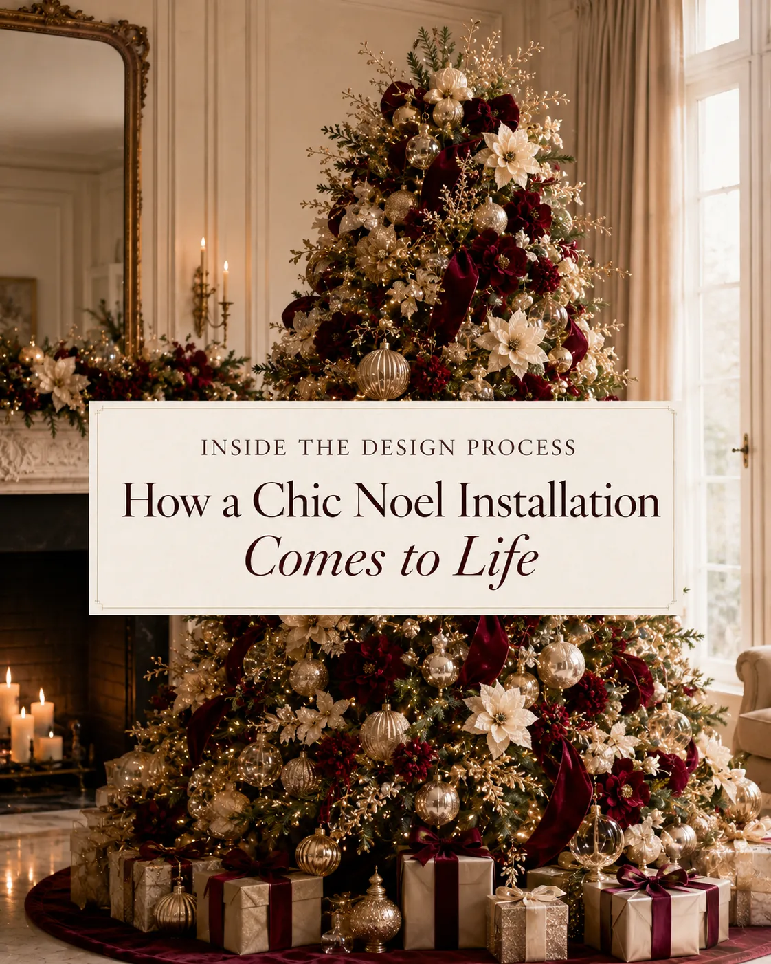 Inside the Design Process: How a Chic Noel Installation Comes to Life