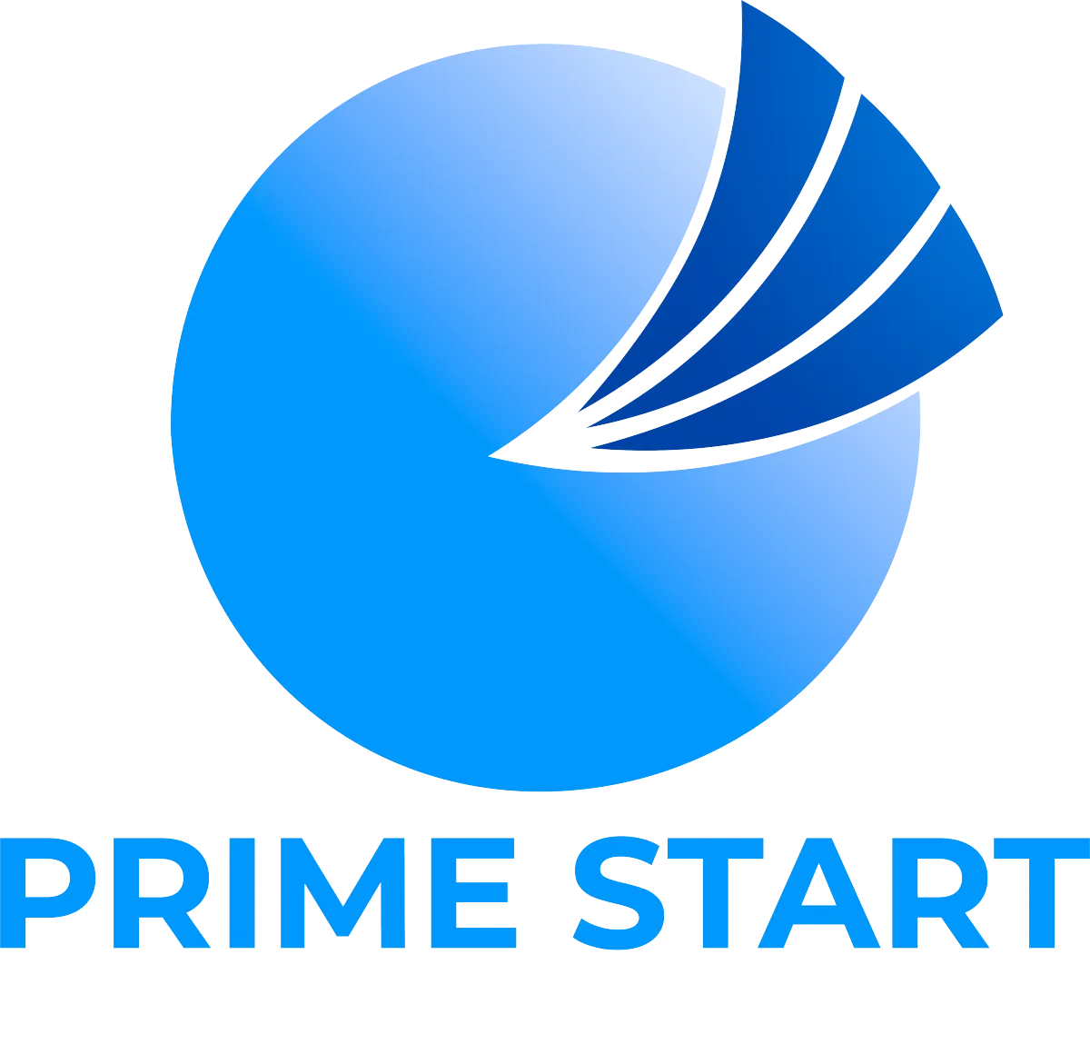 Prime Start Financial With Circle and Separate line in the circle