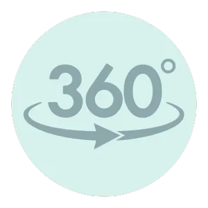 Icono Te representamos de principio a fin, sin letra pequeña.