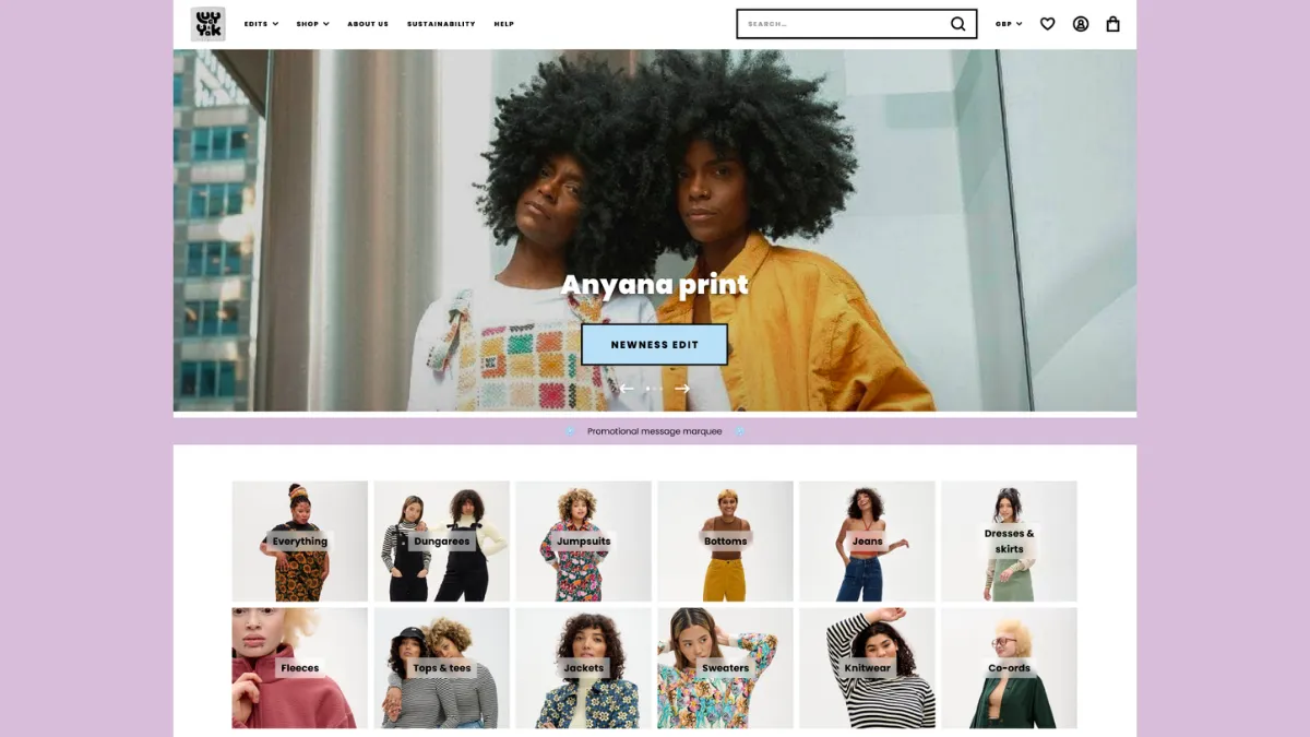 Lucy & Yak: Component-Based Content for a Shopify Rebuild