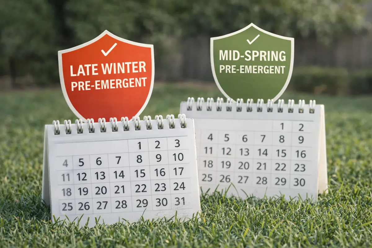 Early spring late winter pre emergent 