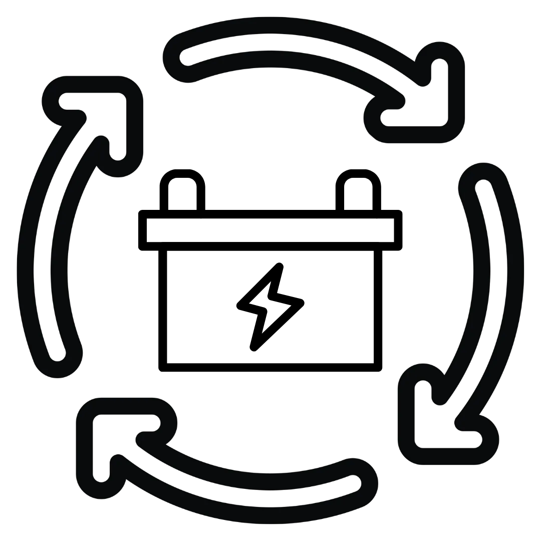 Icon representing BCI’s complete warehouse infrastructure solutions including racks and docks.