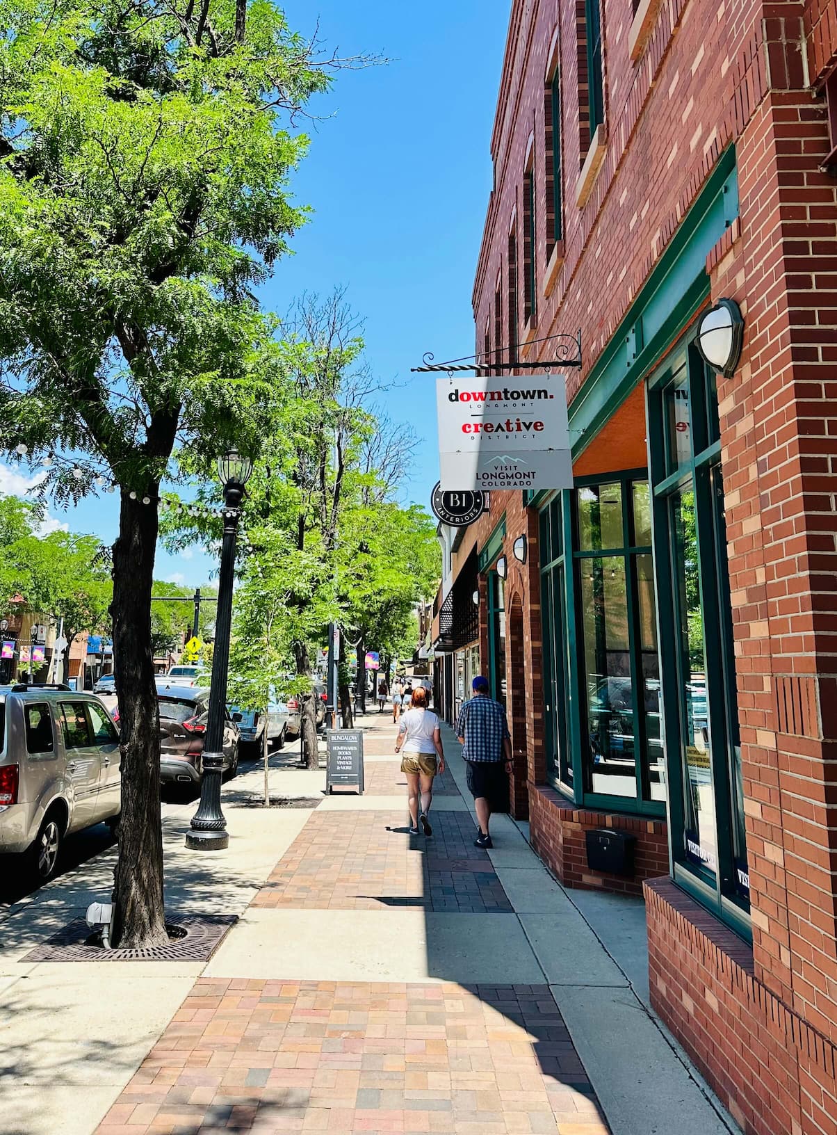 Picture of downtown Longmont Colorado