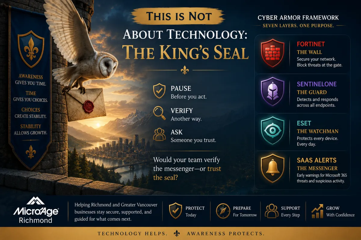 This Is NOT About Technology: The King's Seal
