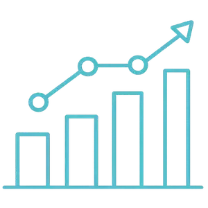 Business advisory and growth strategy icon for wealth planning