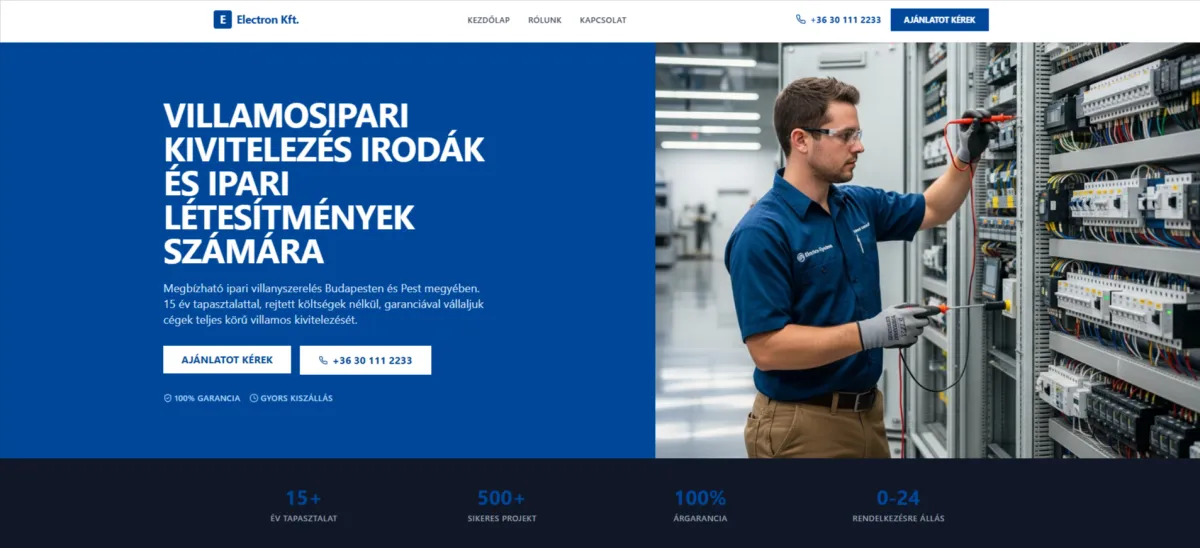 readyexpert-minta-weboldal