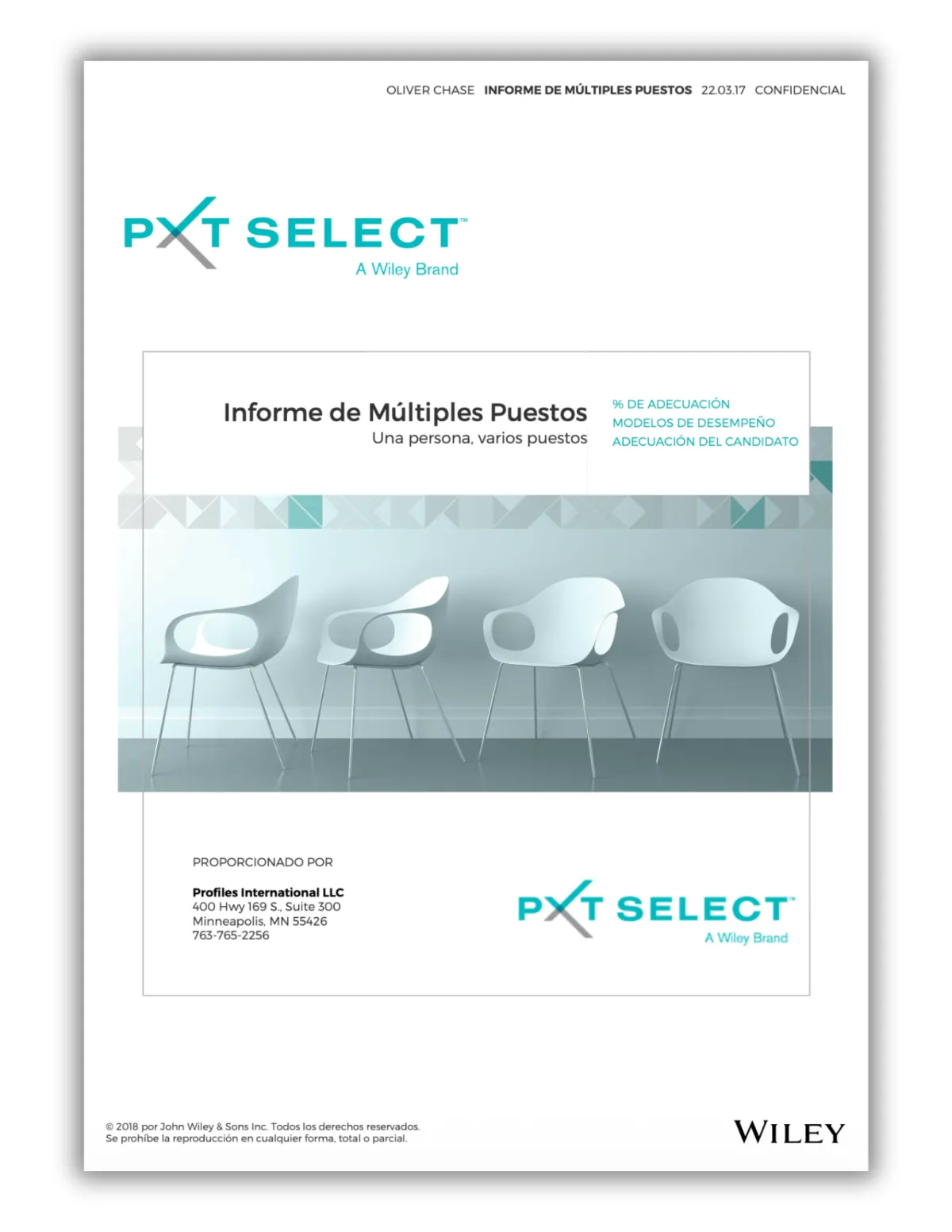 Portada del Reporte de Múltiples Puestos.
