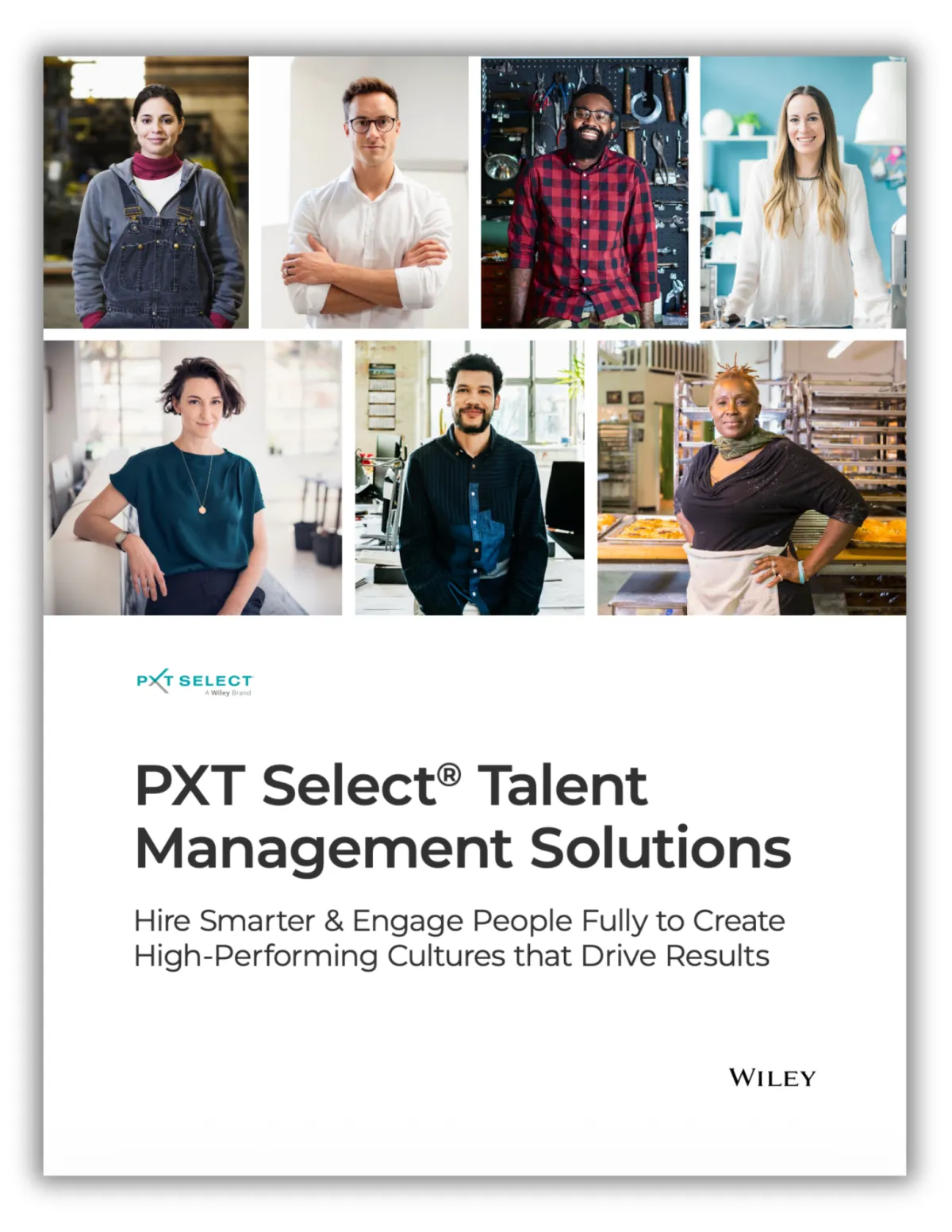 Portada del Brochure PXT Select en inglés.