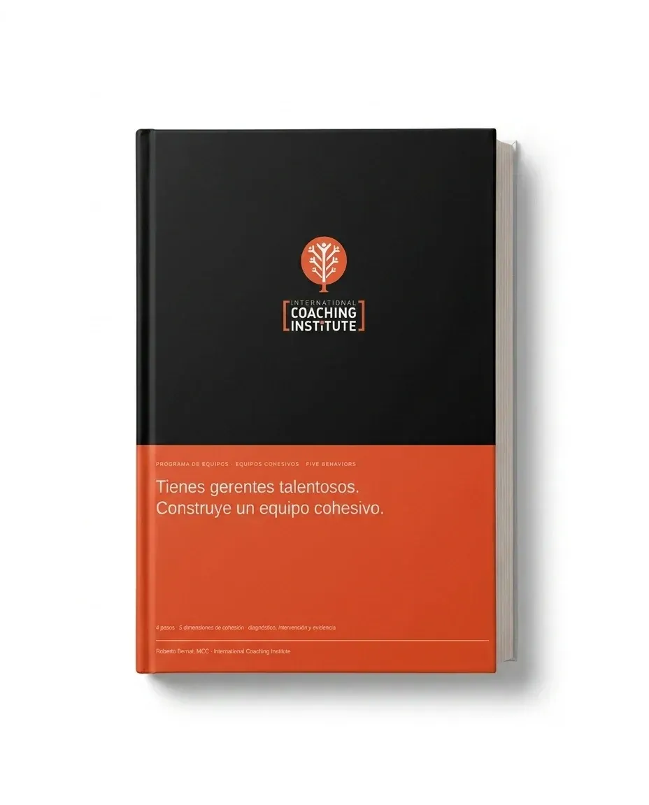 Portada del programa de Equipos Cohesivos con Five Behaviors.