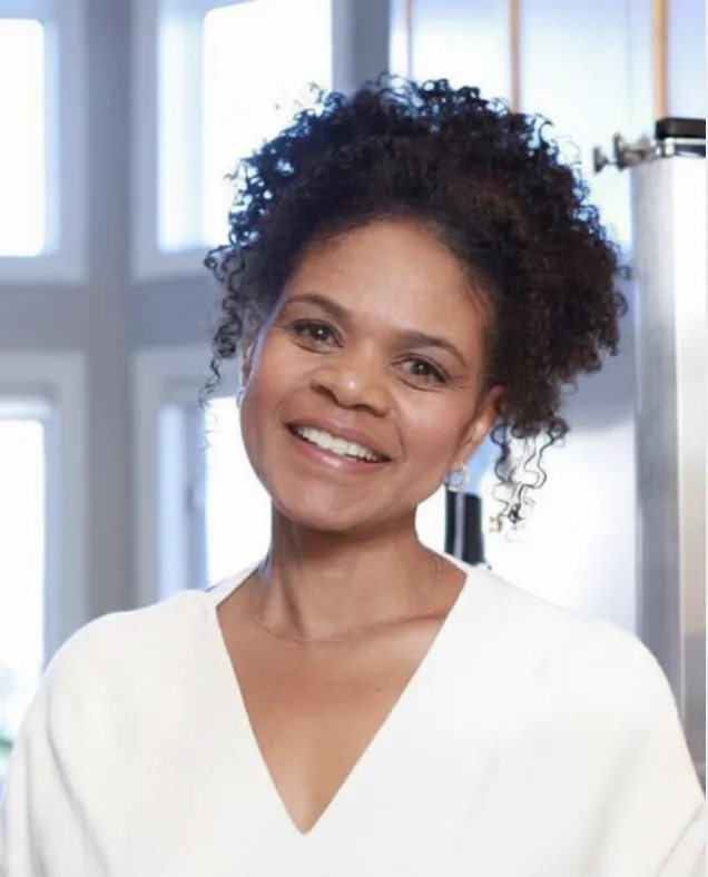 Soft-focus portrait of Kimberly Elise