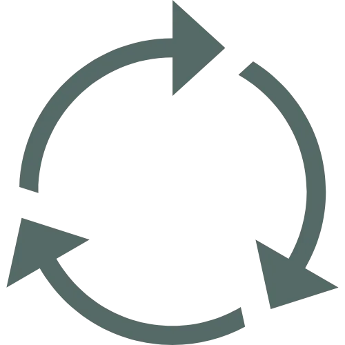 Icon of a spinning arrow loop, representing the constant chaos of early-stage business challenges.