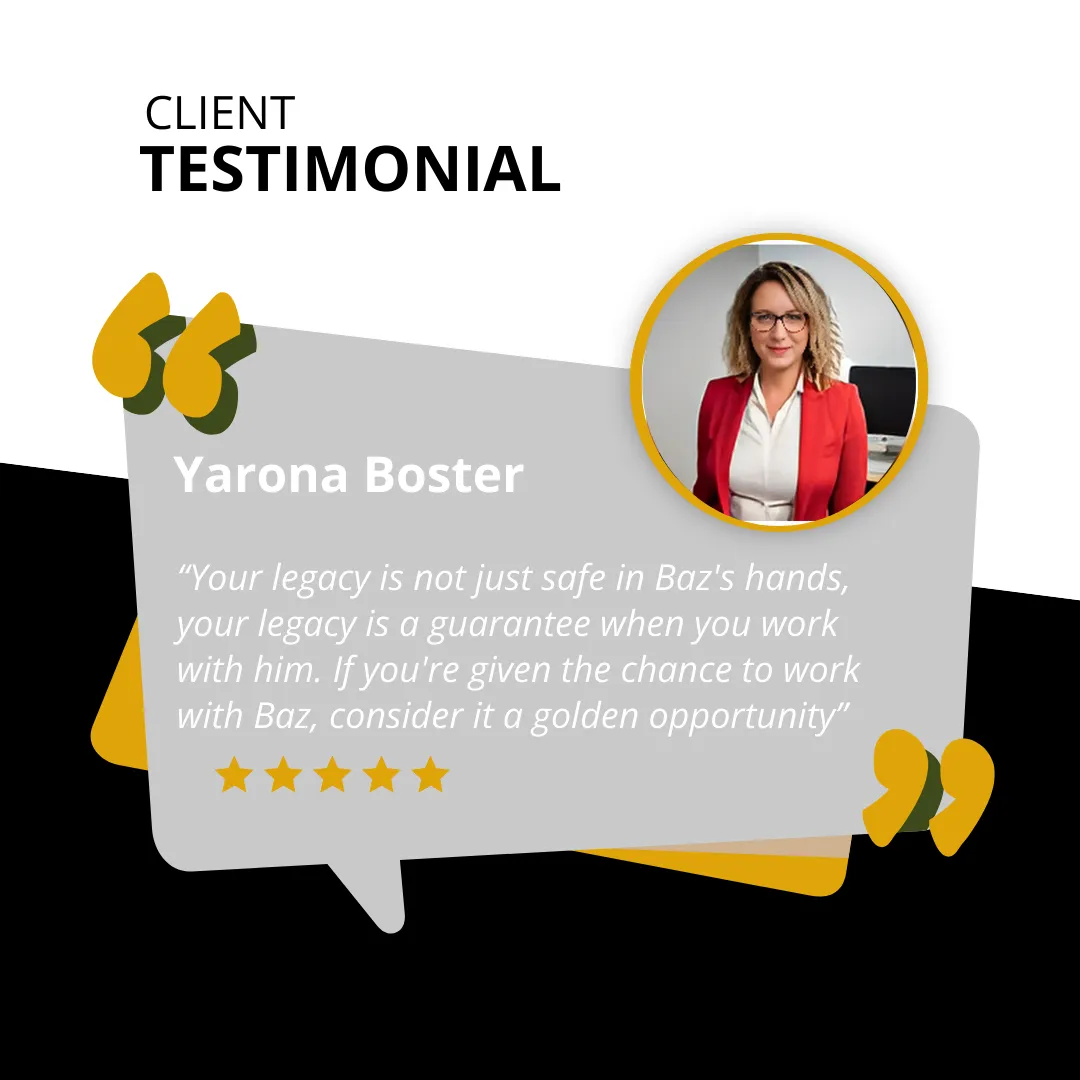  Yarona Boster testimonial on Baz Porter and RAMS By Baz—legacy-driven leadership coaching that guarantees transformation for high-performing women.