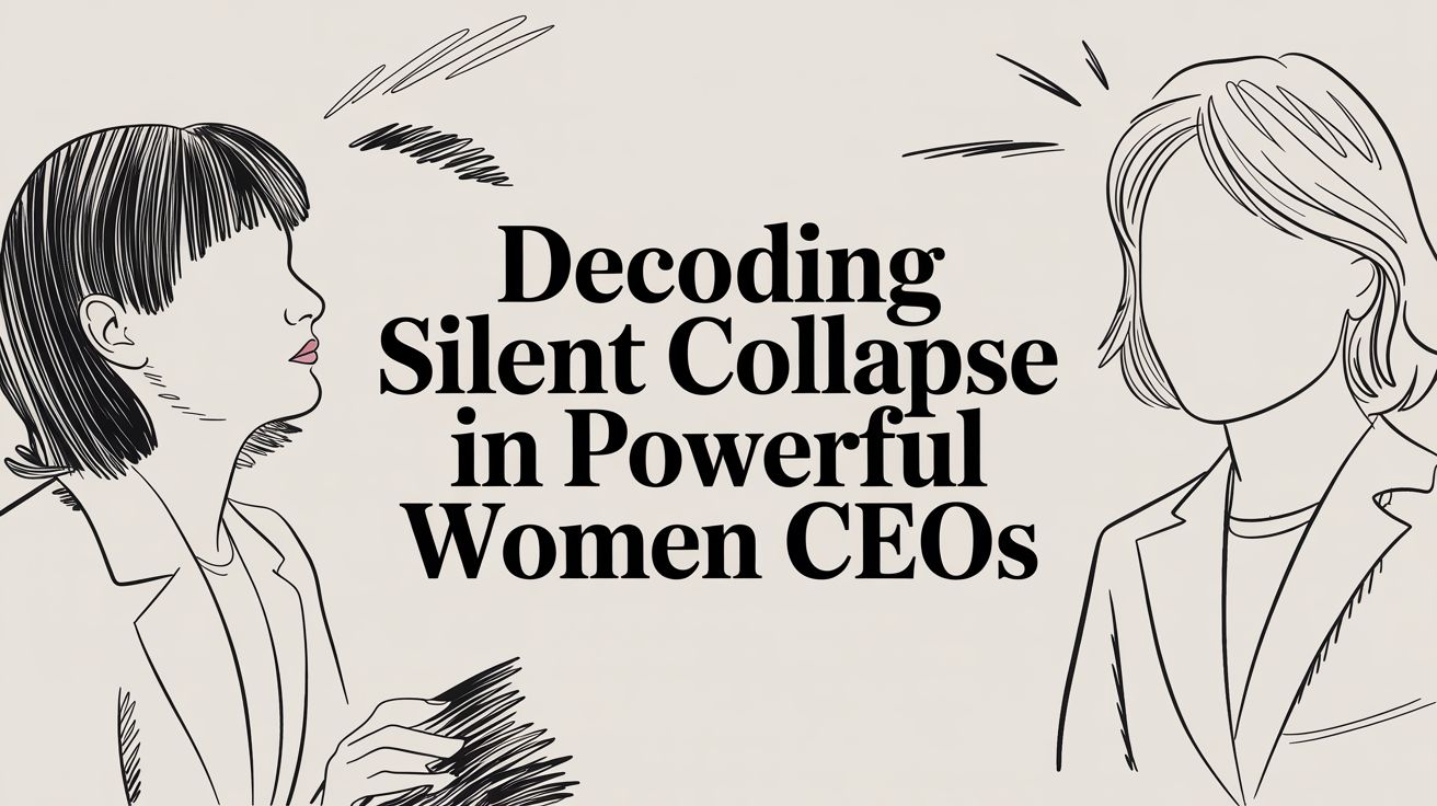 Decoding Silent Collapse in Powerful Women CEOs