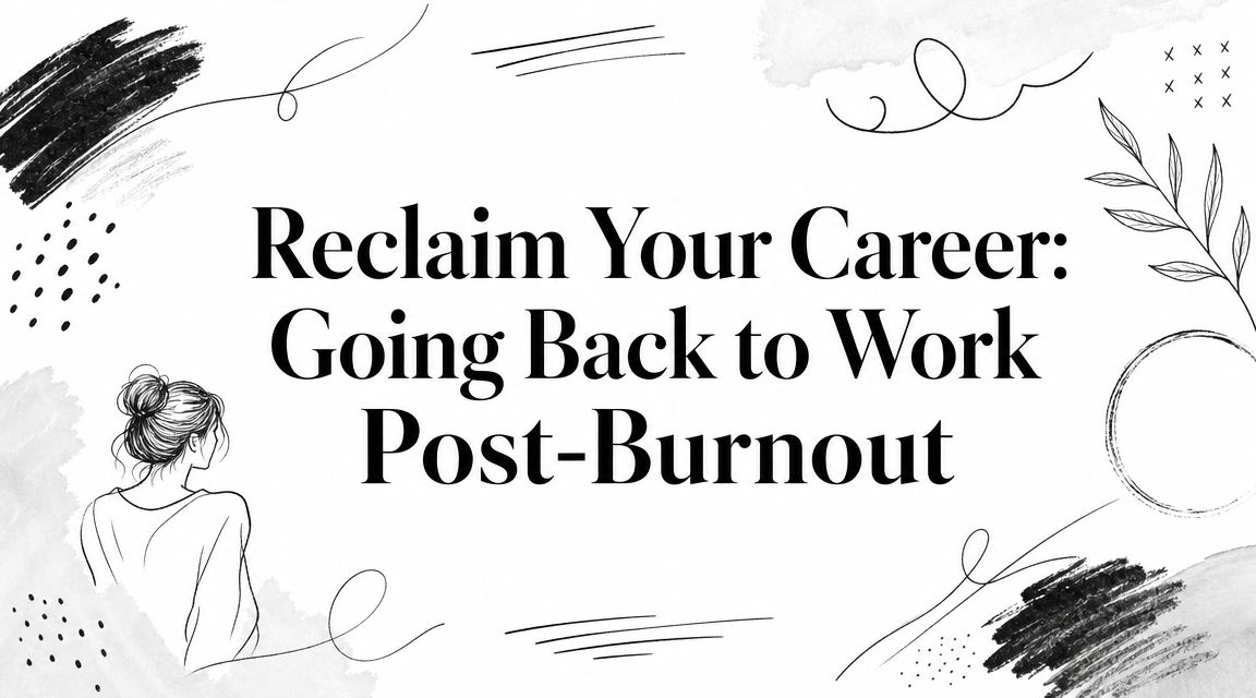 Reclaim Your Career: Going Back to Work Post-Burnout
